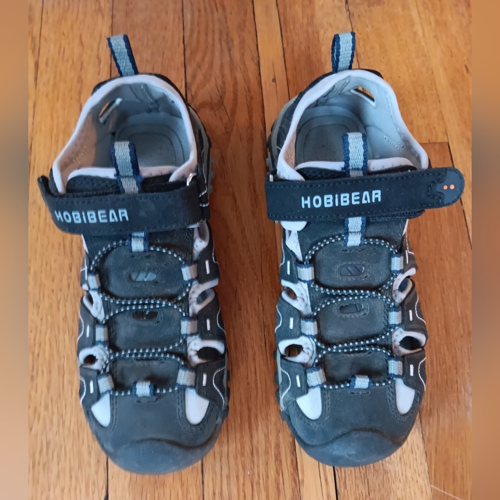 Hobibear Kids Blue Sport Sandals - Secure Velcro Strap